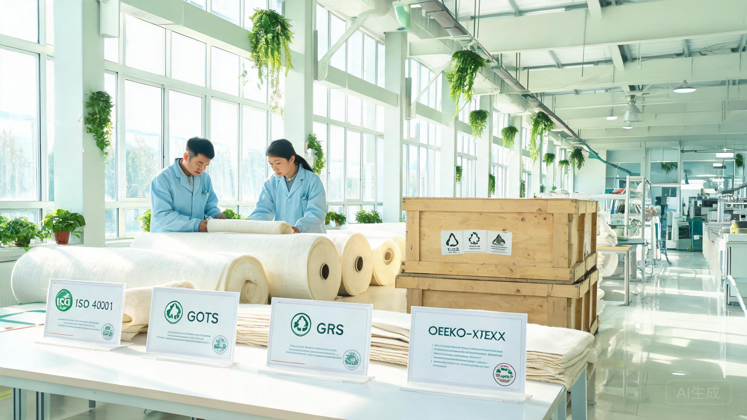 Eco Certifications China: ISO 14001, FSC, GOTS, GRS