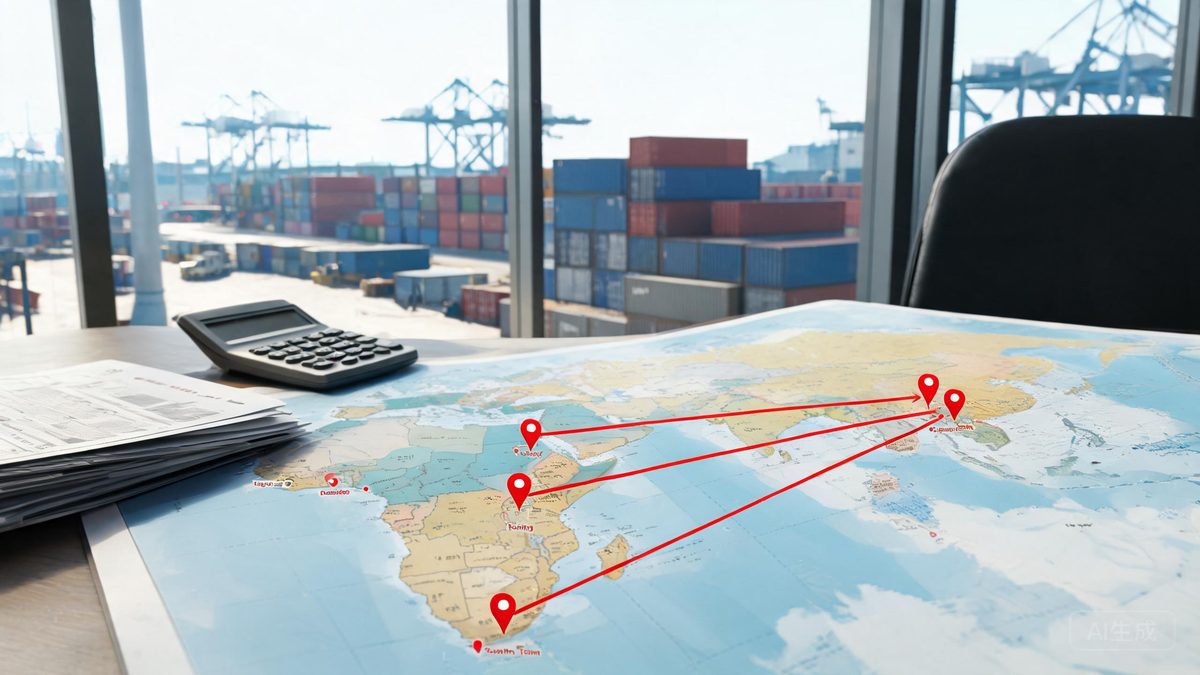 China sourcing scene related to Sourcing Agent Africa: a professional photo showing real products, people and logistics relevant to this sourcing topic, no text overlay