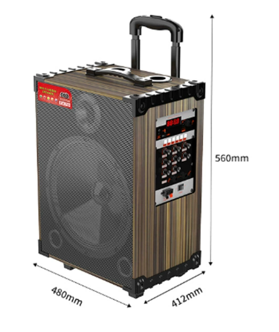 Black Bluetooth Speaker Portable (YCS-AUS-005)