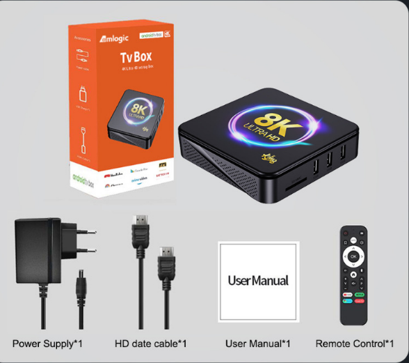 Android TV Box Streaming Media 4K