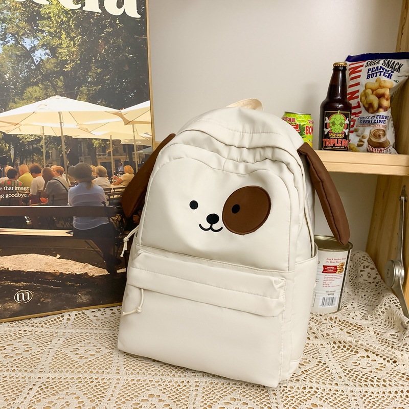 White Laptop Backpack Waterproof (YCS-BAC-001)