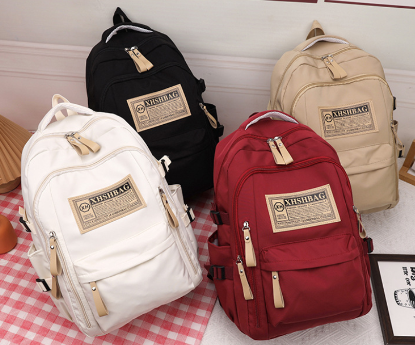 White Laptop Backpack Waterproof (YCS-BAC-005)