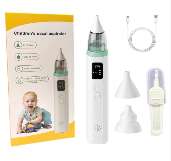 Green Baby Nasal Aspirator Infant