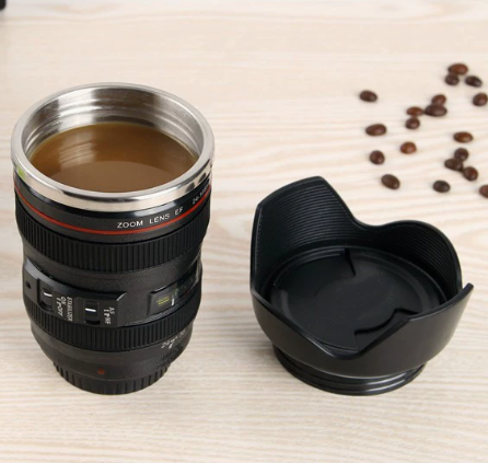 Black Stainless Steel Water Cup