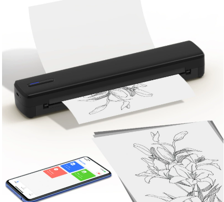 Black Thermal Printer Portable (YCS-DGO-004)