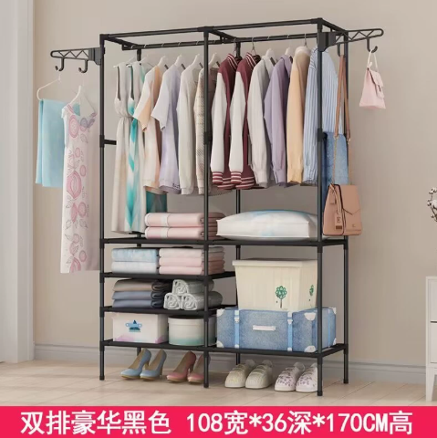 Black Kitchen Storage Rack (YCS-KST-011)