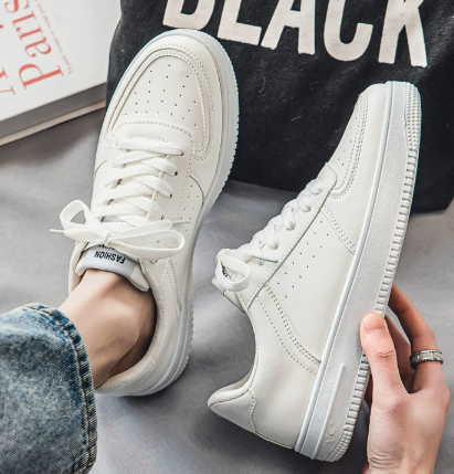 White White Casual Sneakers Shoes