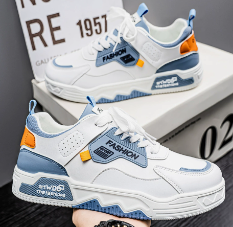 Blue Canvas Board Shoes Casual