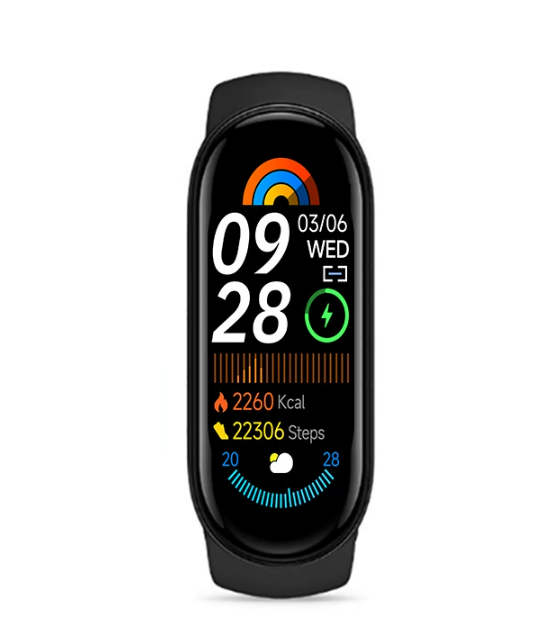 Black Smart Watch Fitness Tracker
