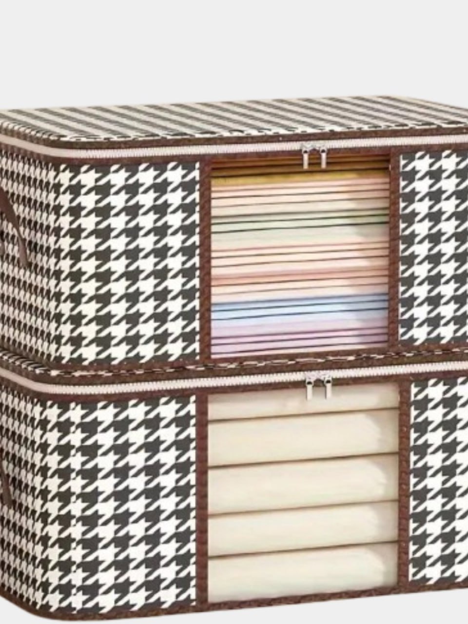 Houndstooth Storage Bag Foldable (YCS-STO-004)
