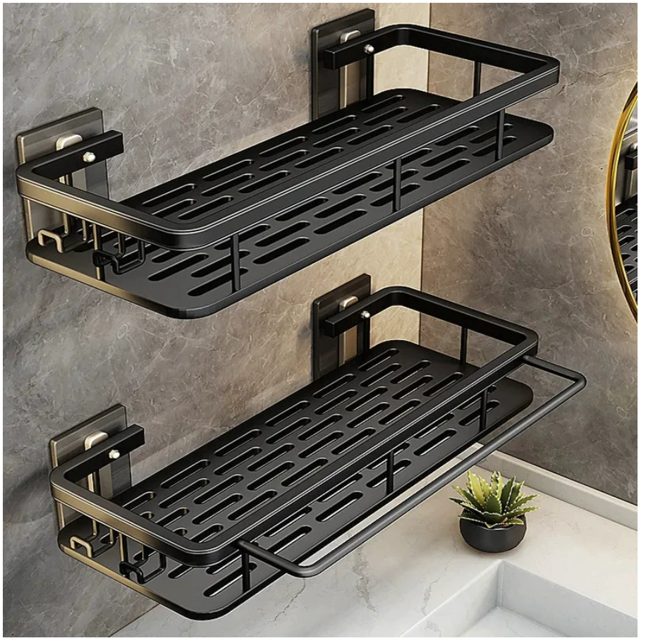 Black Storage Rack Shelf Metal (YCS-STO-018)