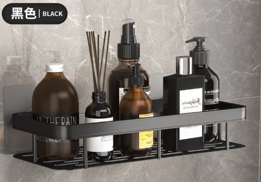 Black Storage Rack Shelf Metal #027