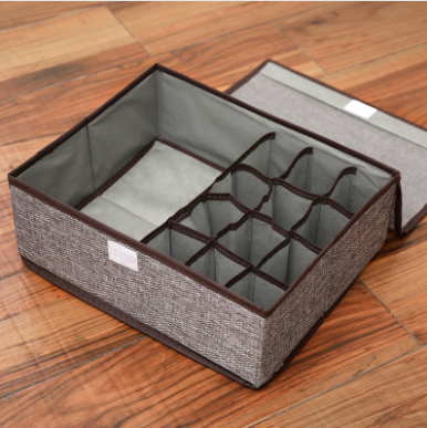 Gray Storage Box Organizer Plastic