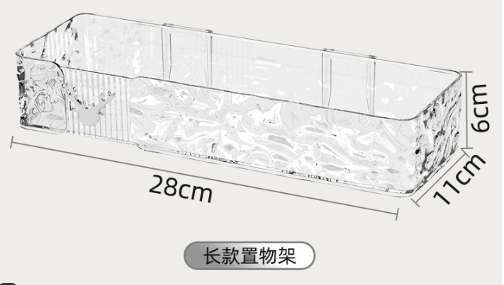 Clear Storage Rack Shelf Metal