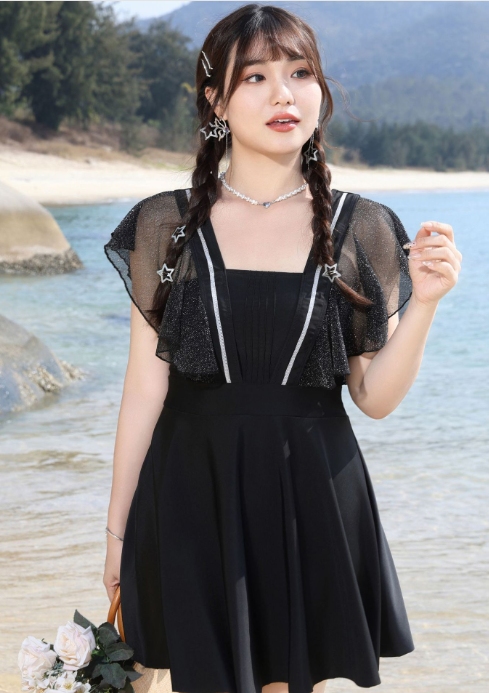 Black Swimsuit Women Swimwear