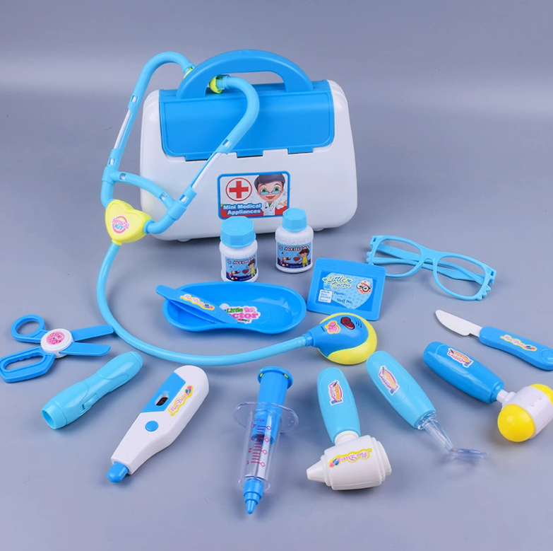 Blue Role Play Toy Set Kids