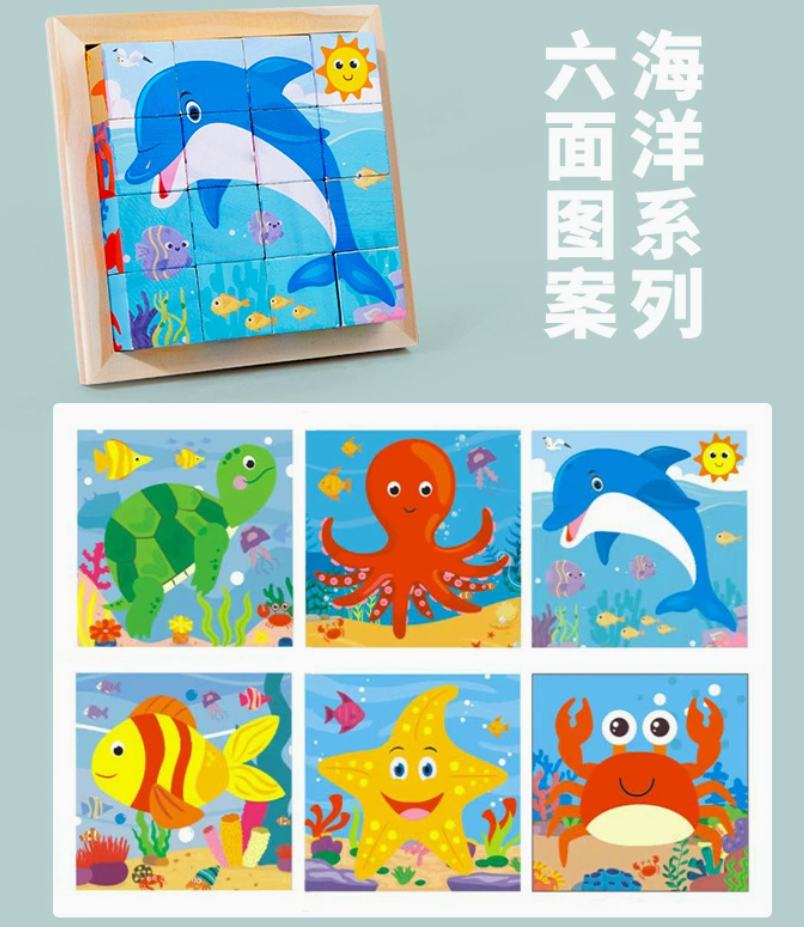 Puzzle Building Blocks Educational (YCS-TOY-055)