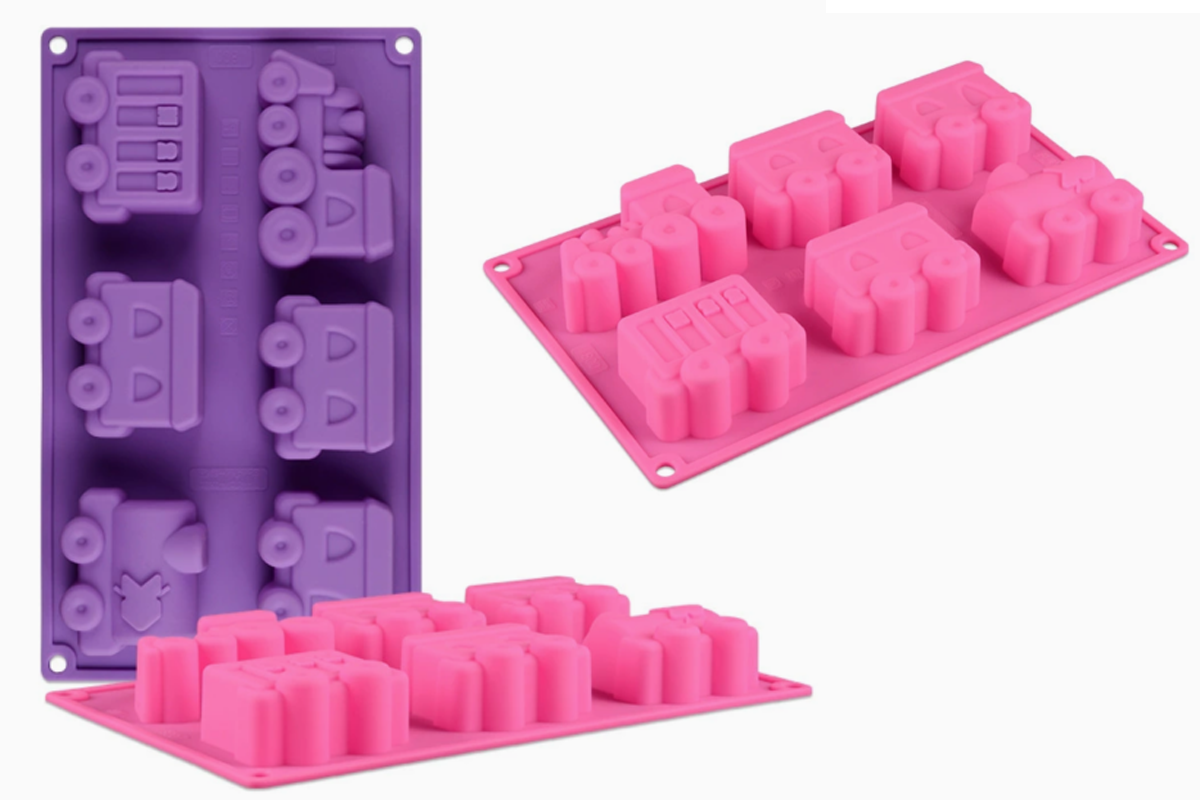 6-Cavity Train Silicone Baking