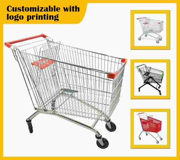 Supermarket Metal Shopping Cart